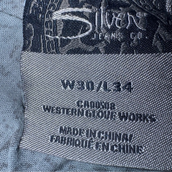 Women’s Silver Jeans Suki Bootcut Medium Wash Stretch Denim Western 30x33 - Picture 6 of 10